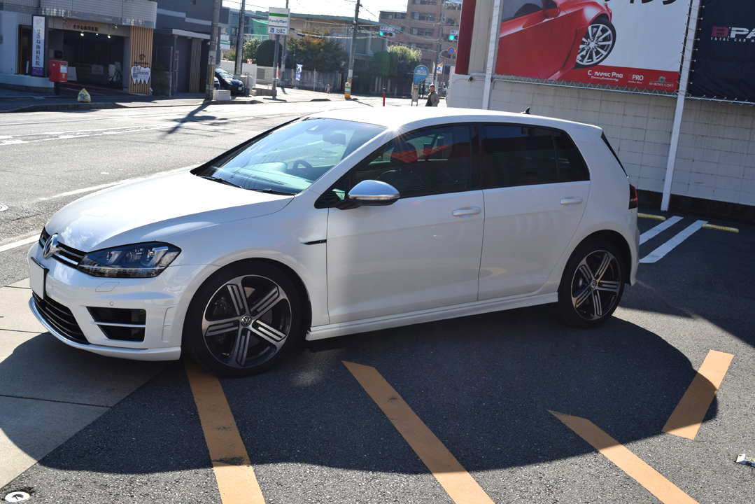 VWゴルフRにこだわりのカーフィルム施工！ | B-PACS STAFF BLOG
