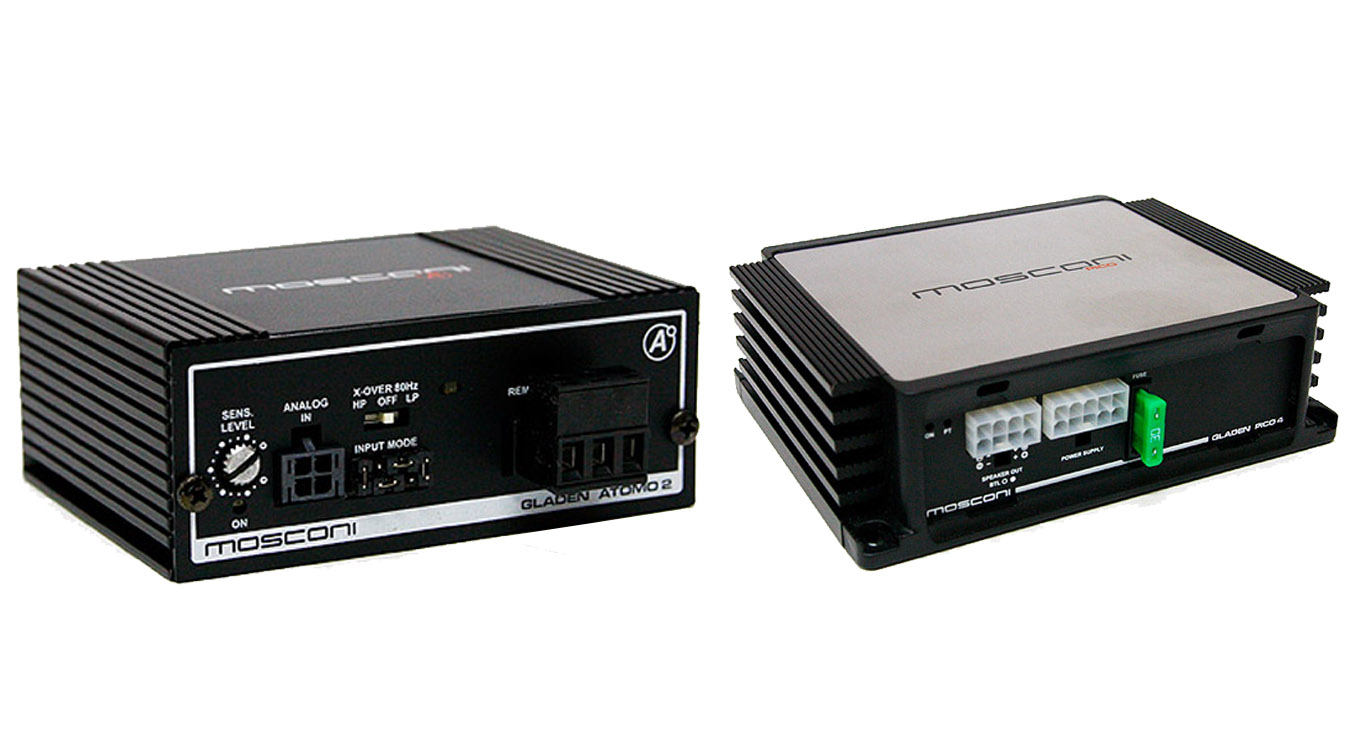 正規輸入品 Mosconi モスコニ 4ch 超小型 パワーアンプ GLADEN PICO 4