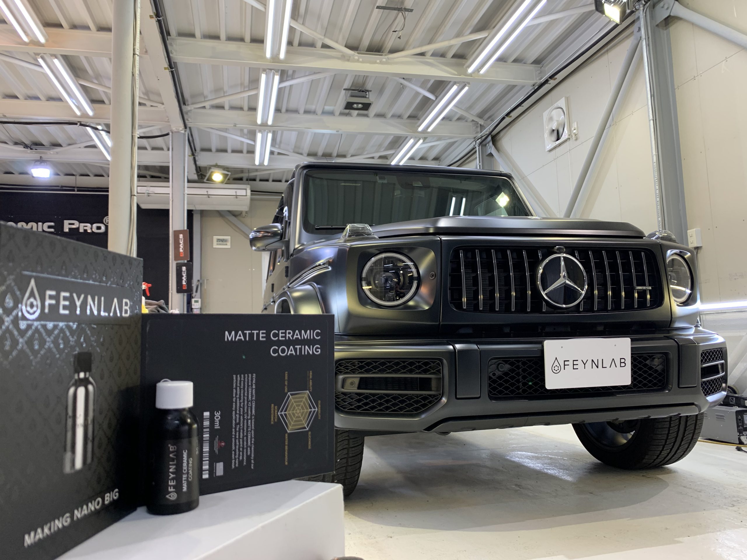 マット塗装】メルセデスベンツ G63にボディコーティングを施工しました