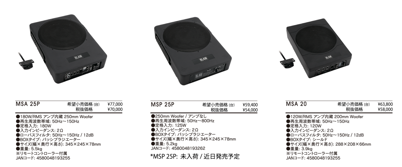 仏・BLAMスピーカー/サブウーファー新製品発表 | B-PACS STAFF BLOG