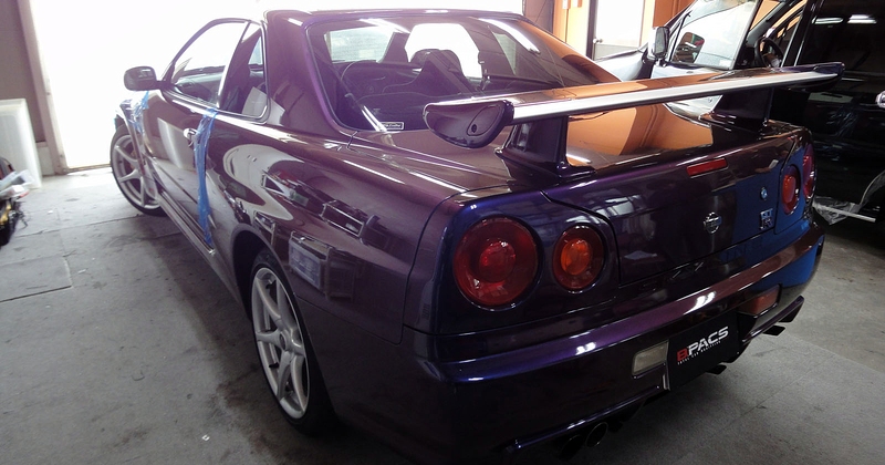 スカイラインGT-R：R34GT-R　リアビュー