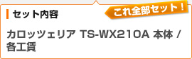 （セット内容）カロッツェリア ウーファー TS-WX210A 本体