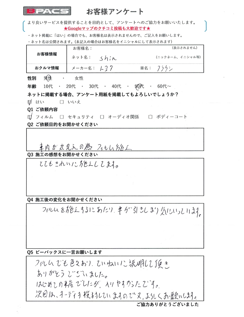 shin 様
